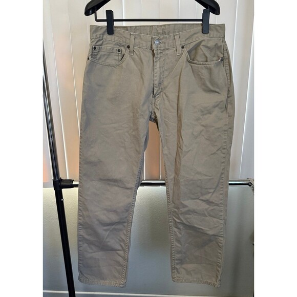 Men's Levi's 559 Relaxed Straight Fit Khaki Pants Size 36x30*Read* - Picture 1 of 7